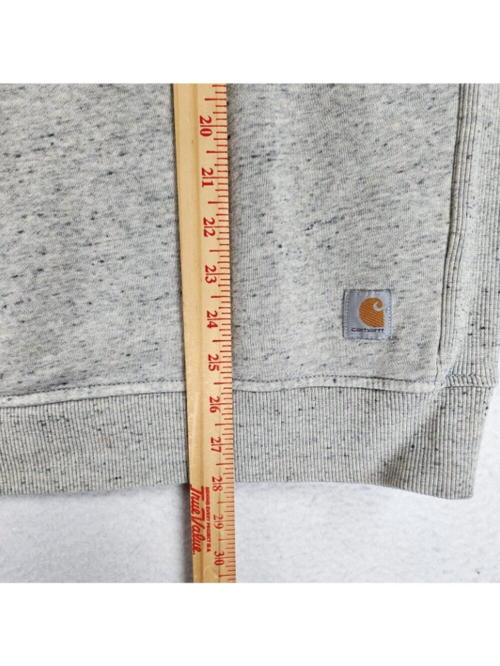 Carhartt Sweater Womens 3X 24W-26W Gray Crew Neck Sweatshirt Relaxed Fit - Picture 5 of 10